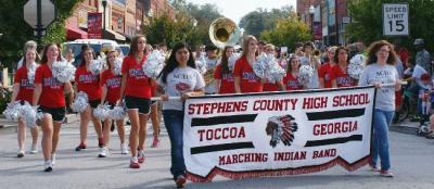 Stephens County High School band